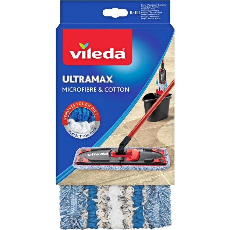 Vileda Combi Refill Ultra Max - Microfibre + Bomuld