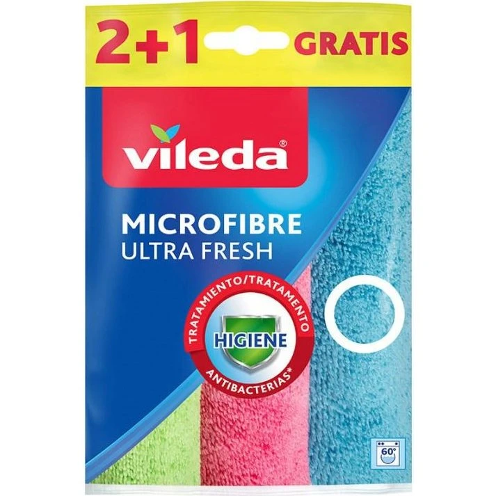 Vileda Ultra Fresh Mikrofiberklude 3 stk.
