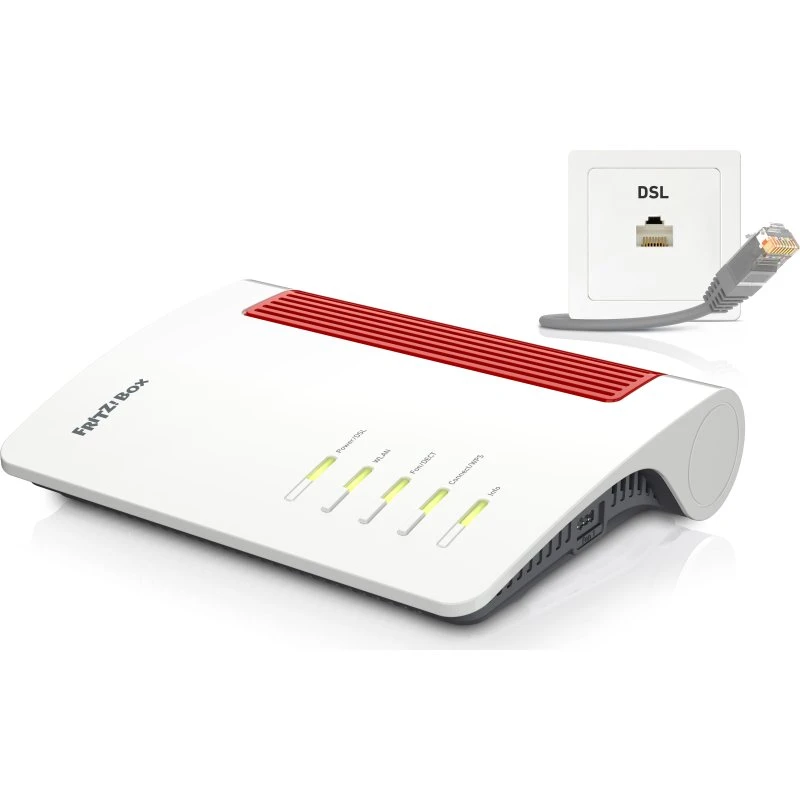 AVM FRITZ!Box 7690 WiFi 7, 2.5 Gigabit Ethernet, Hvid