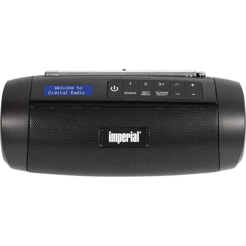 Imperial DABMAN GO DAB+ / FM Kompakt Radio Sort