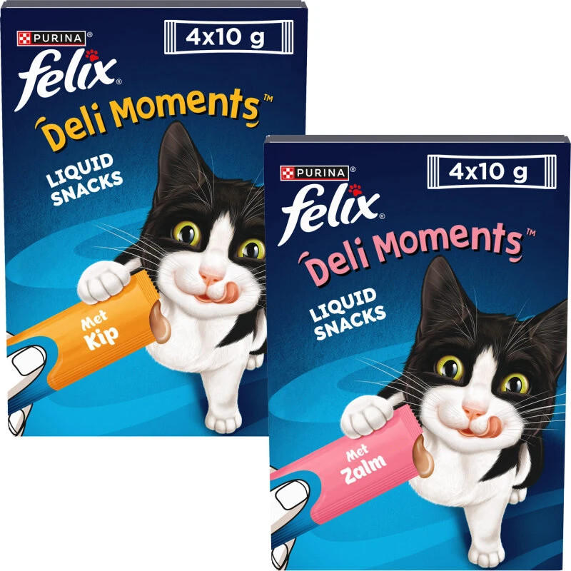 Felix Deli Moments flydende snacks til katte