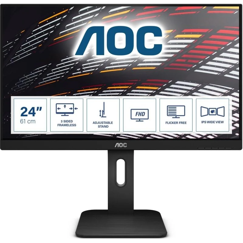 AOC X24P1 24" IPS Skærm, 1920x1200, Sort