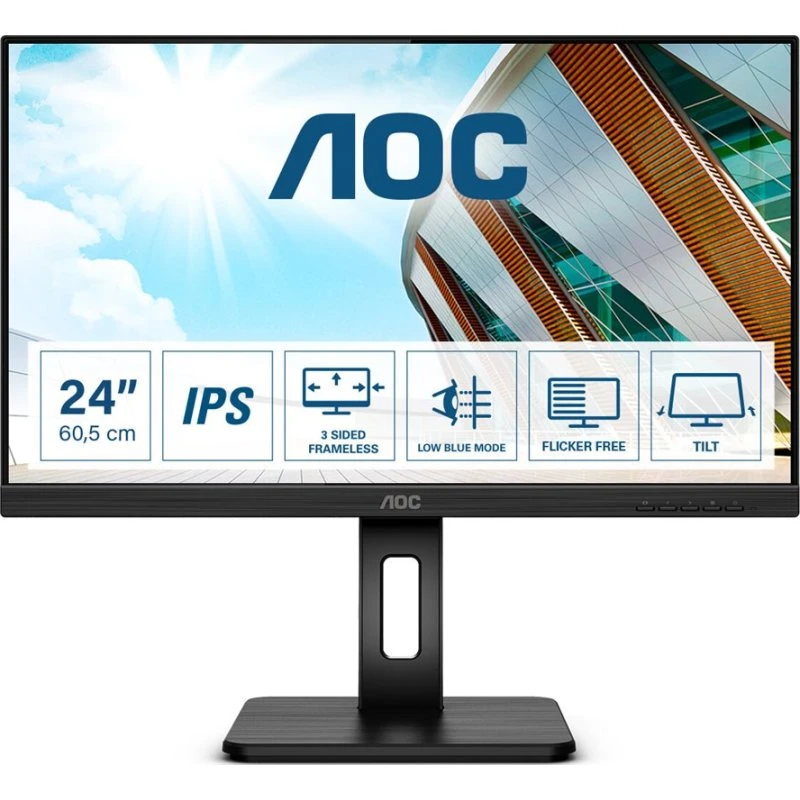 AOC 24P2Q 24" IPS FHD 75Hz Skærm