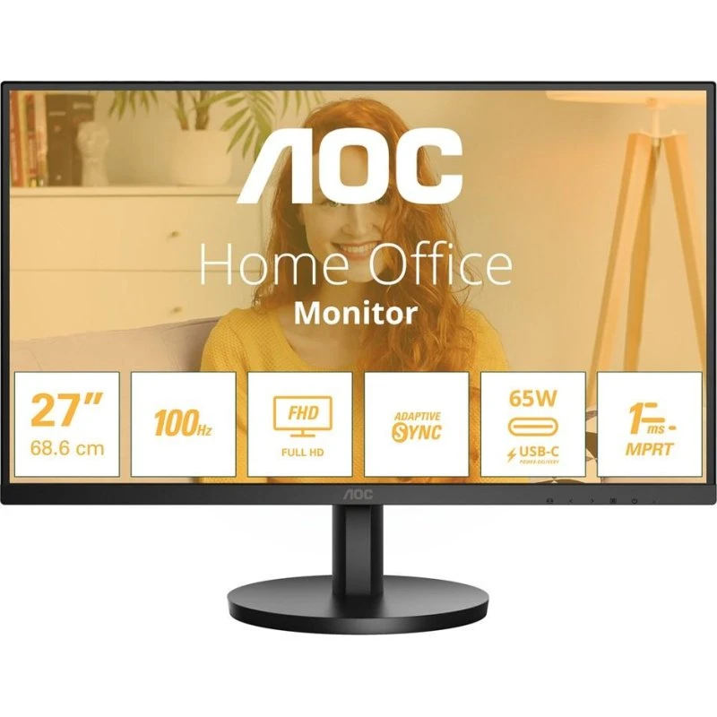 AOC 27B3CA2 27" Full HD 100 Hz IPS USB-C sort