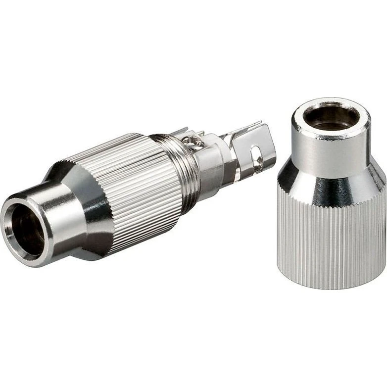 Goobay CA 1009 M Coax-kabelsamler, skruetype, metalhus