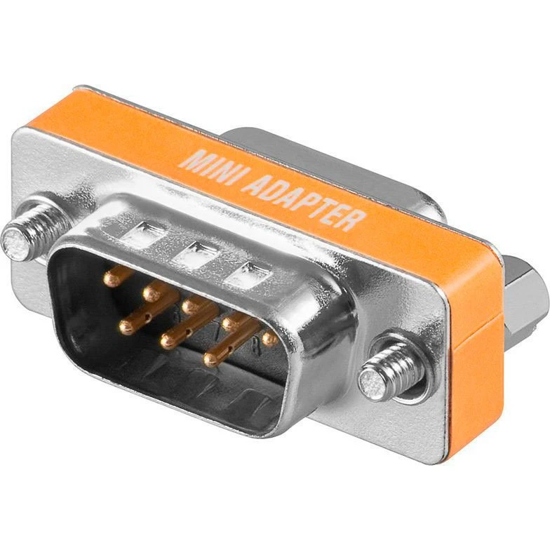 Goobay 9-pol SUB-D null modem adapter han/hun