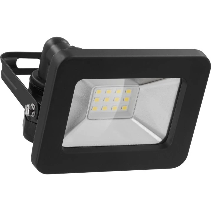 Goobay LED-projektor 10 W, sort, IP65, M16-kabelforskruning