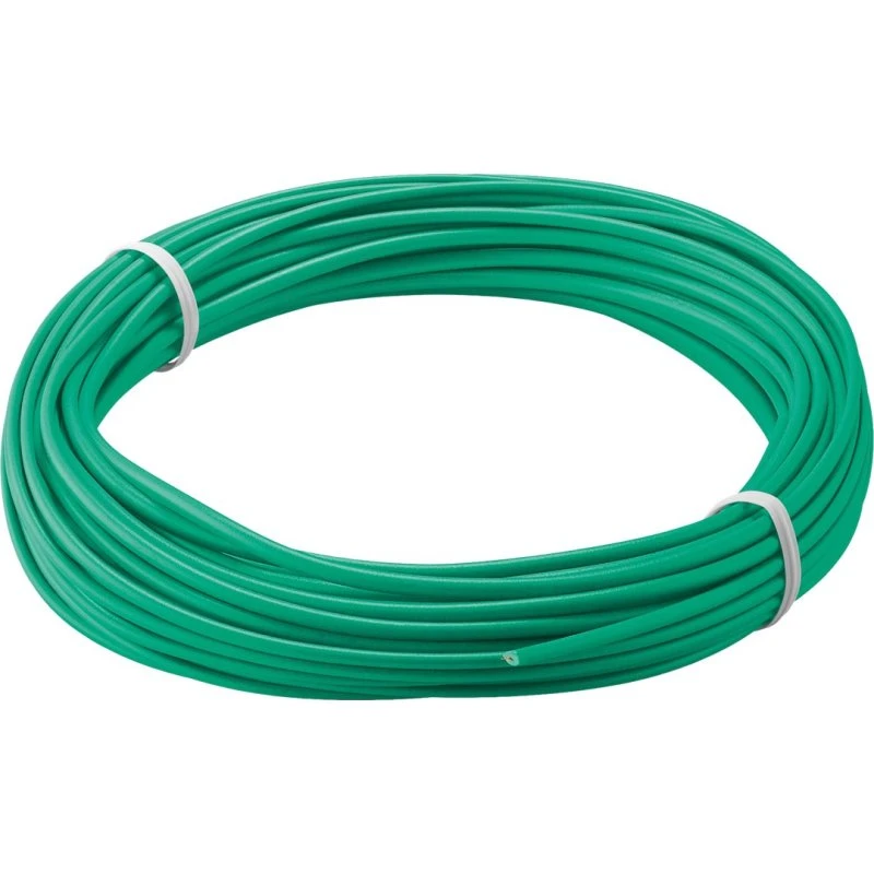 Goobay Isoleret Kobberledning 0,14mm² Grøn 10m
