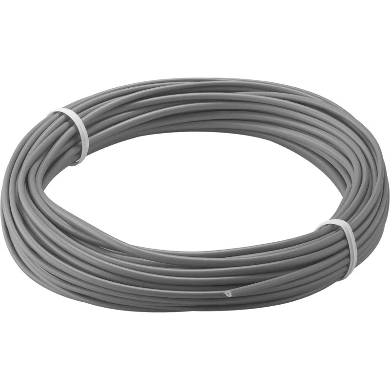 Goobay 55047 Isoleret Kobberledning 0,14mm² Grå 10m