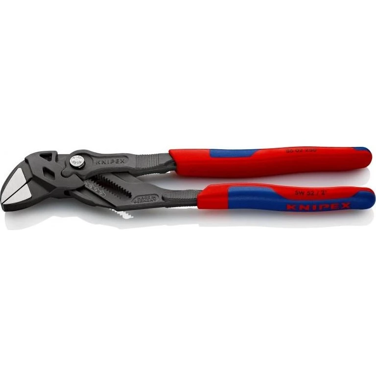 KNIPEX Tunge- og rille-tang 250 mm rød håndtag
