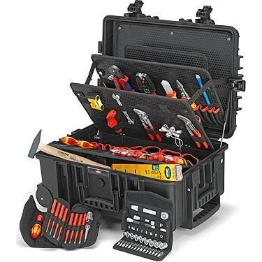 KNIPEX 00 21 37 Robust45 Move Værktøjskasse, sort, 609 mm