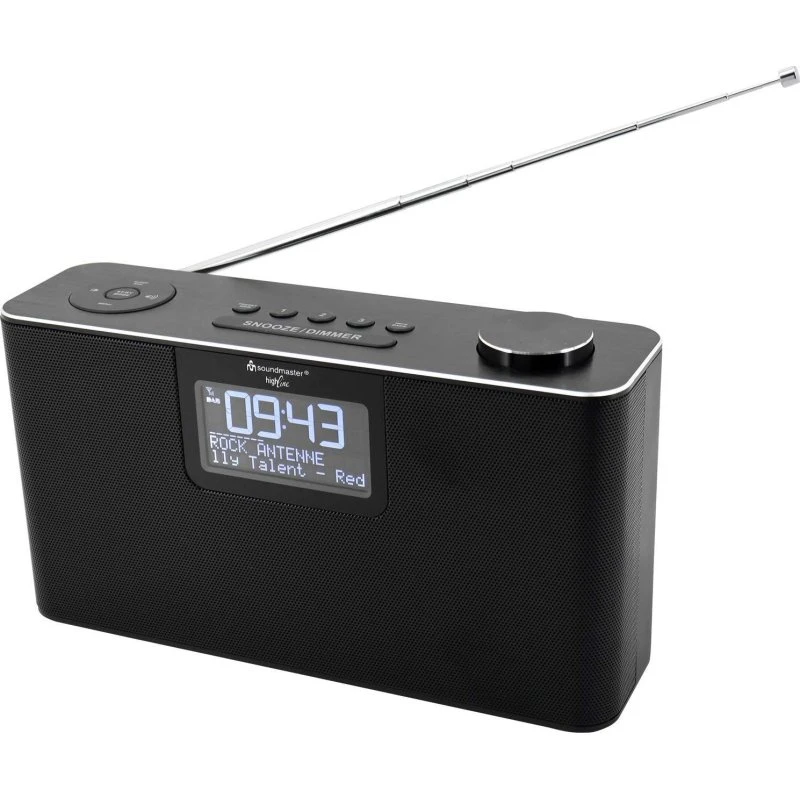 Soundmaster DAB700SW DAB+/FM Radio med Bluetooth, USB/SD og klokkefunktion