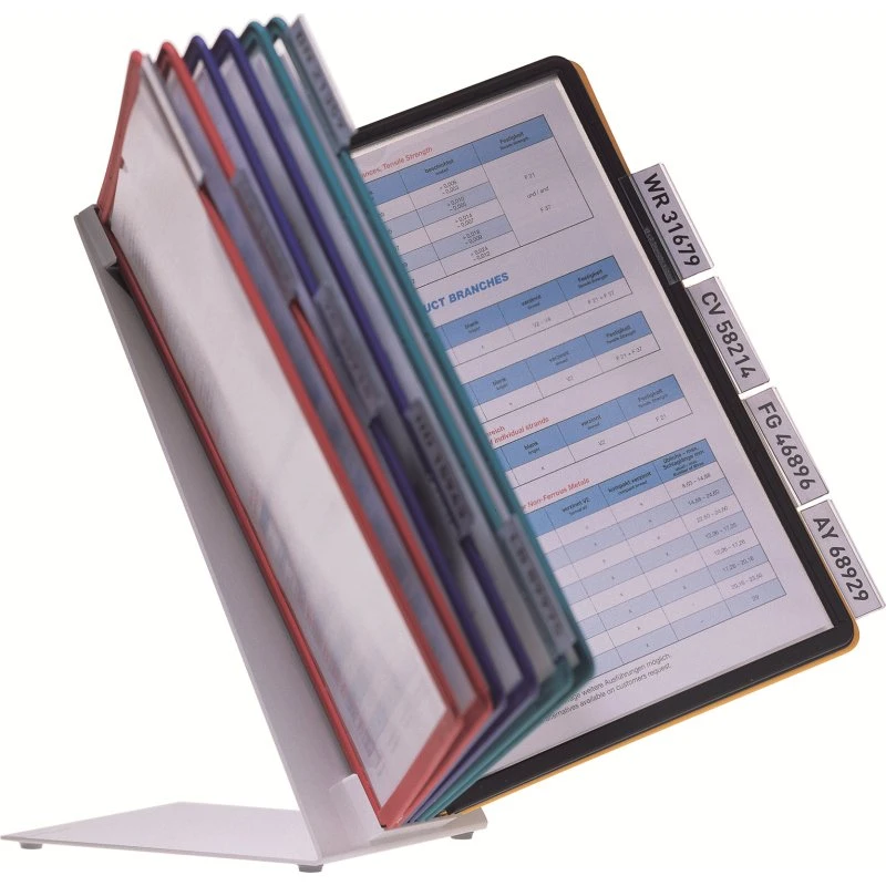 Durable Vario Table 10 - Bordholder med 10 A4-lommer