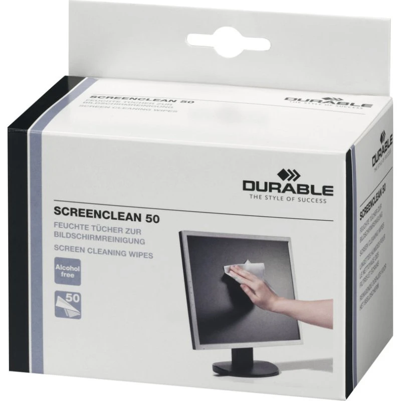 DURABLE Screenclean 50 Aftørringsklude (50 stk)