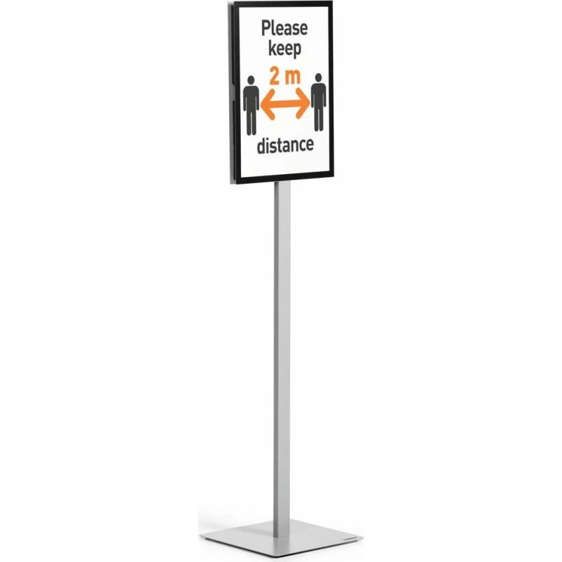 Durable 501357 Grå Informationsstander, Metal/Plast, A3