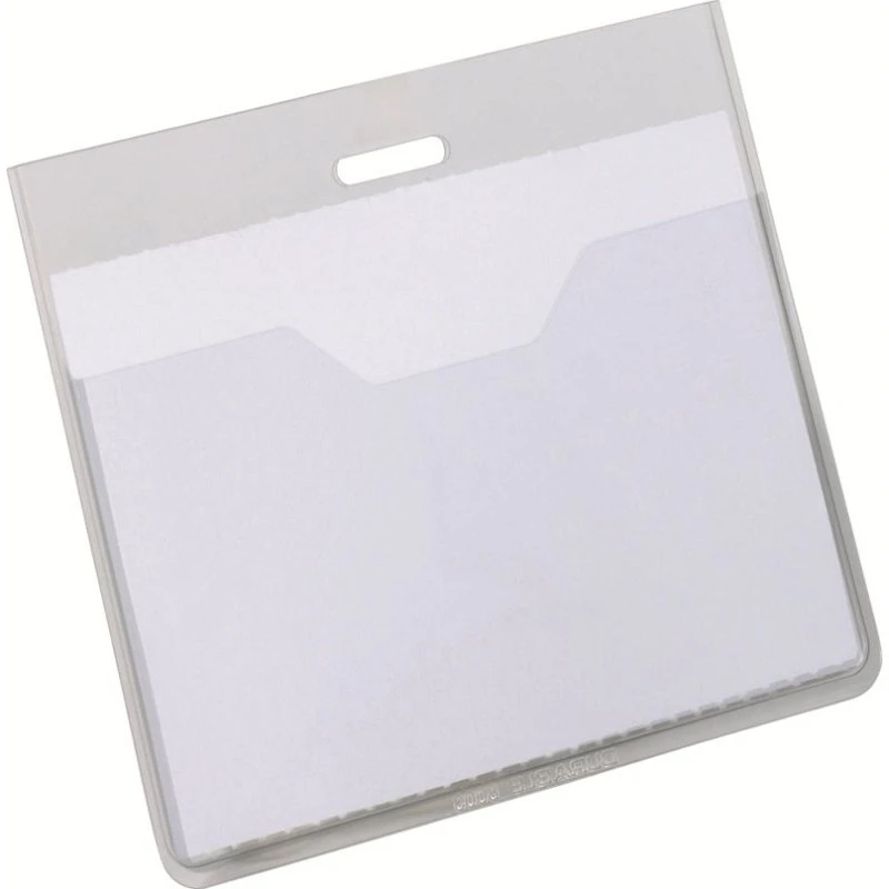 Durable Navneskilt 60x90 mm, Transparent (20 stk)