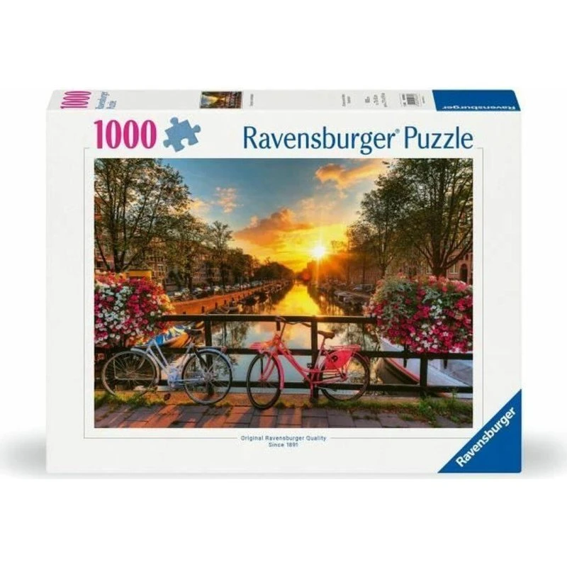 Ravensburger Bicycles in Amsterdam 1000 brikker