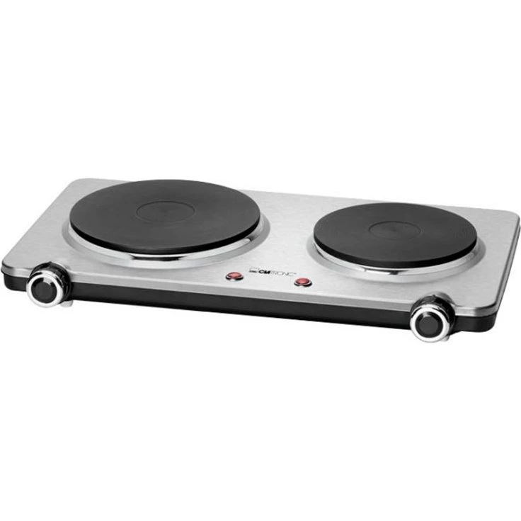 Clatronic DKP 3668 E 2500W Kogeplade med 2 plader