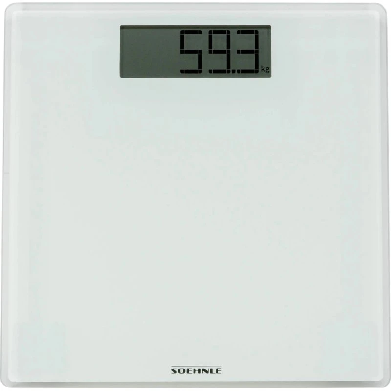 Soehnle Style Sense Comfort 100 Badevægt, 180 kg, Hvid