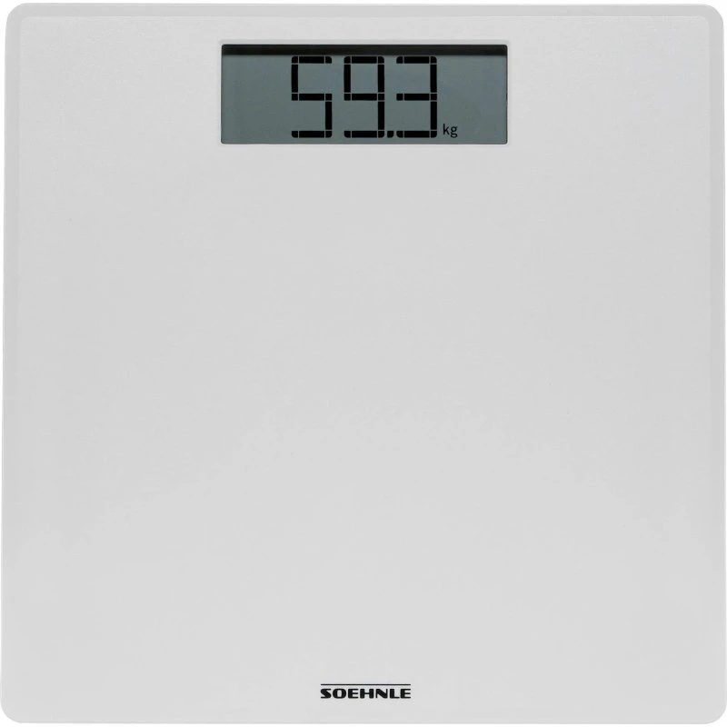 Soehnle Style Sense Safe 100 Badevægt, Hvid, 180 kg
