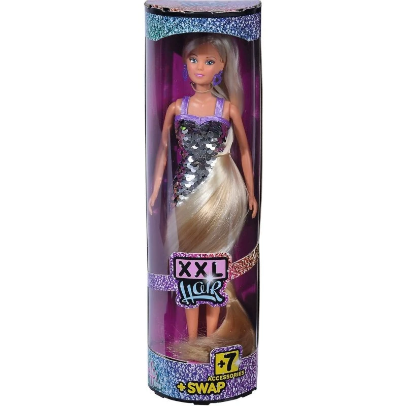 Simba Toys Steffi Love Dukke med XXL Hår, 29 cm