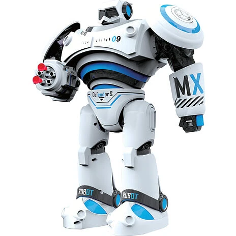 Action Zone Defender robotfigur 33 cm med lys og lyd