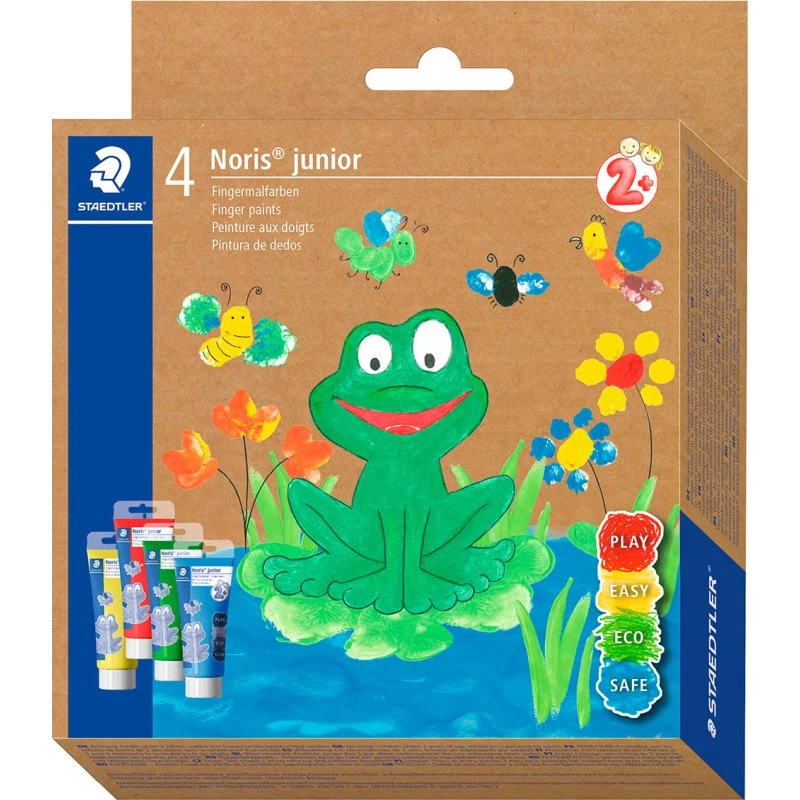 Staedtler Noris Junior Fingermaling 4 farver (4x75 ml)