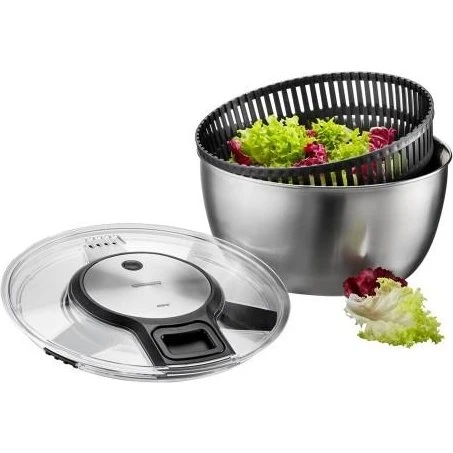 GEFU Speedwing Salatslynge 5 L i rustfrit stål