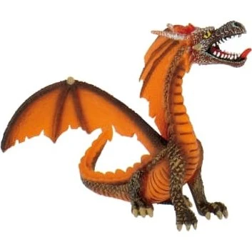Bullyland Drage Orange Sitter 11-12 cm, 3+ år