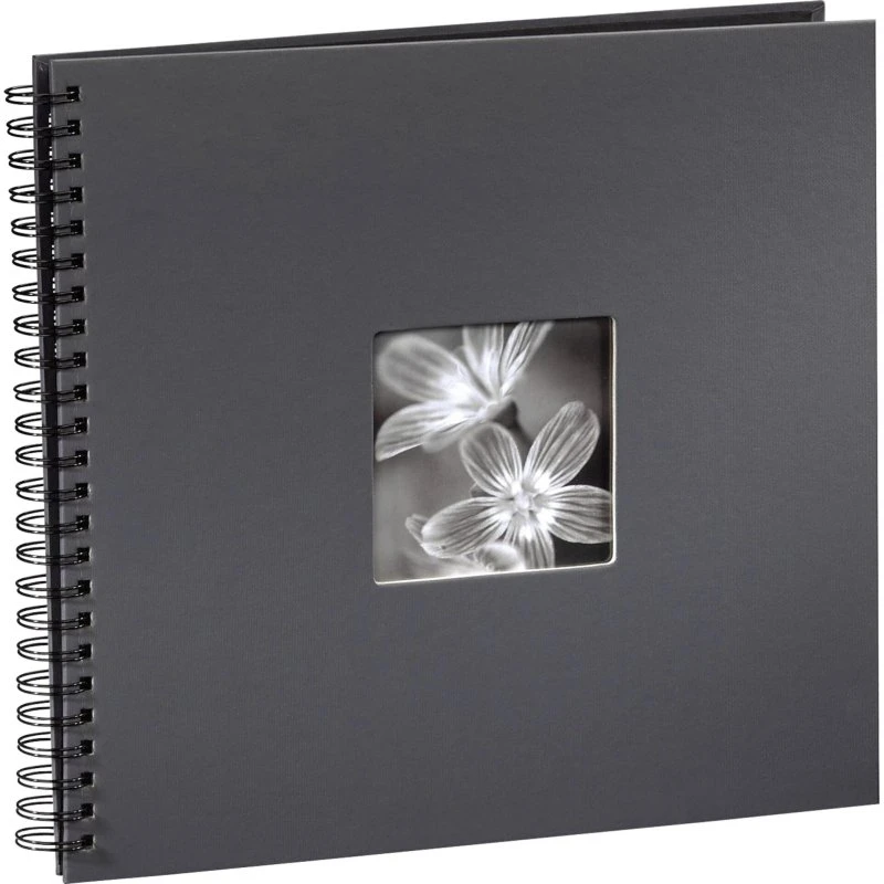Hama Fine Art Fotoalbum Spiralbinding 36x32 cm, Grå