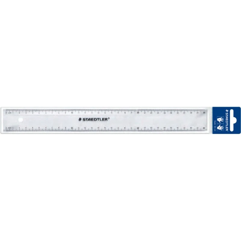Staedtler Mars 562 PB Lineal 30 cm, Transparent, 20 stk.