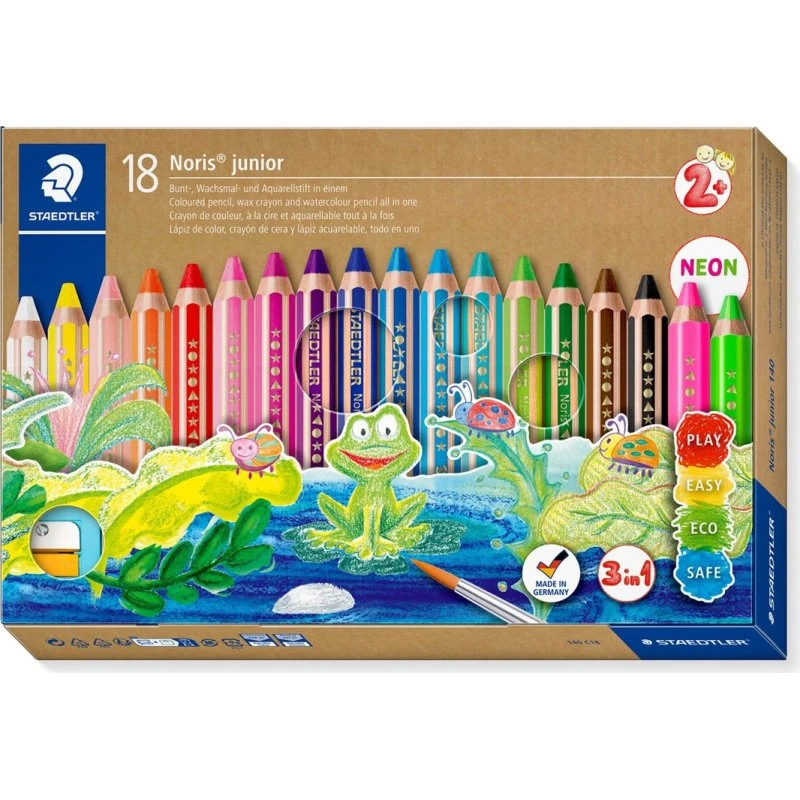 Staedtler Buddy Chunky 3-i-1 Farveblyanter 18 farver