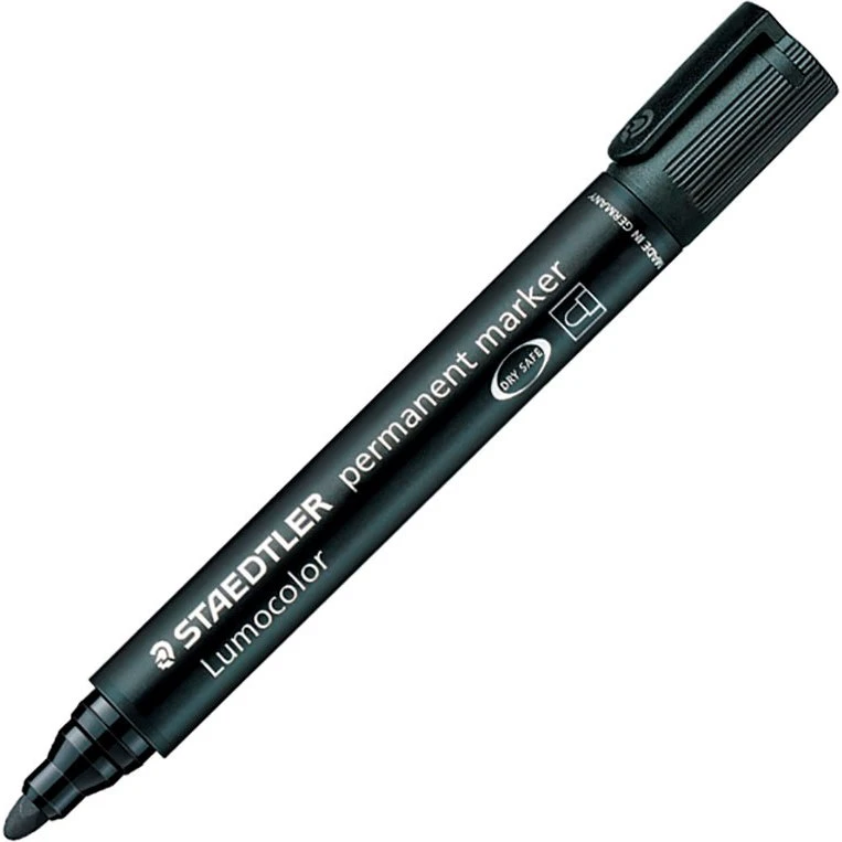 Staedtler Lumocolor 352 Permanent Markør, Sort, 2 mm