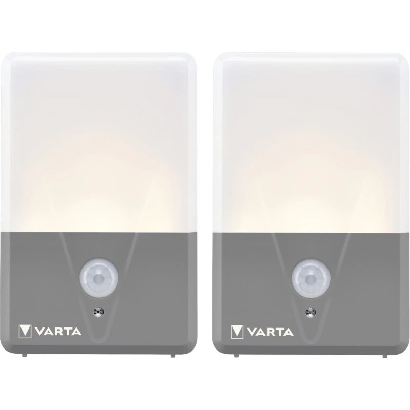 Varta Outdoor Bevægelsessensorlys, 2 stk., varmt hvidt lys