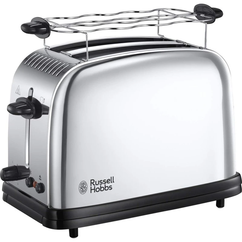 Russell Hobbs Chester 2S Brødrister, Sort/Rustfrit Stål, 1670W