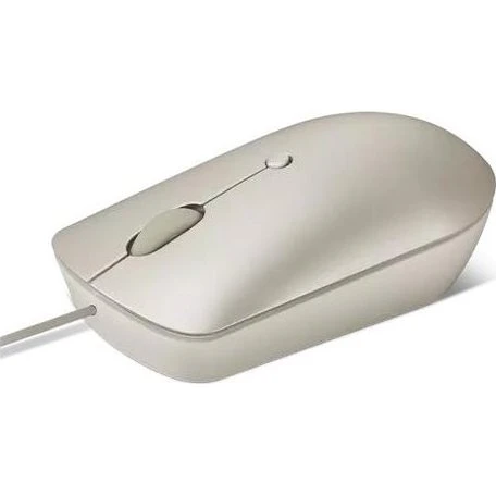 Lenovo 540 USB-C Optisk Mus, Sand, 2400 DPI