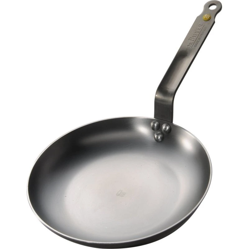 De Buyer Mineral B Omeletpande 24 cm, 100% naturligt stål, induktion klar
