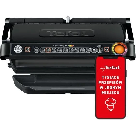 Tefal OptiGrill+ XL GC722834 Elektrisk Grill Sort