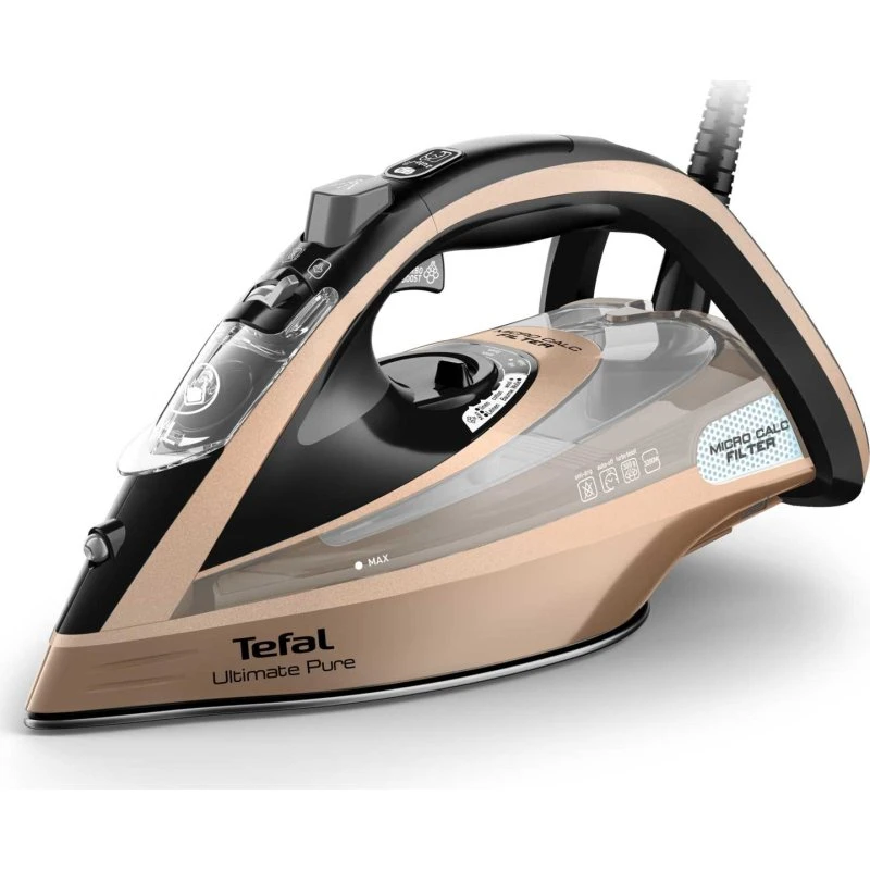 Tefal Ultimate Pure FV9852E0 3200W Dampstrygejern Sort/Kobber