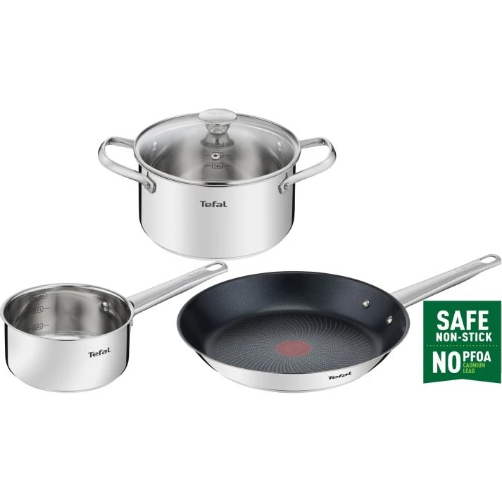 Tefal Cook Eat Set 4 delar rustfrit stål