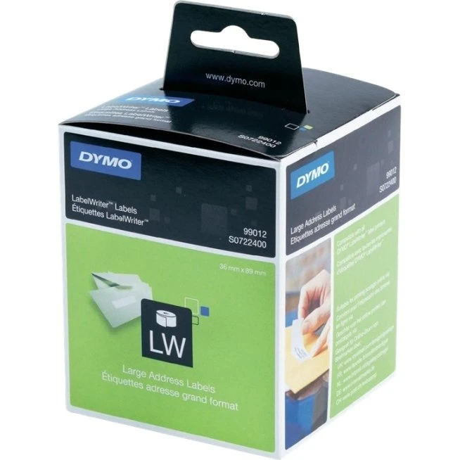 DYMO LW Store Adresseetiketter 89x36mm, 260 stk