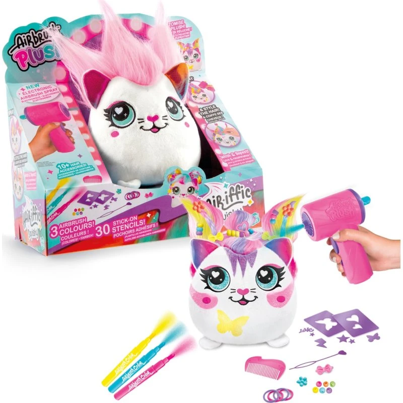 Canal Toys Airbrush Plush Hair'iffic 17cm Squish Pal 2 stk