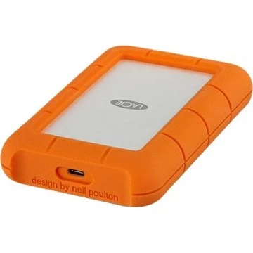 LaCie Rugged USB-C 5TB Orange - Ekstern HDD