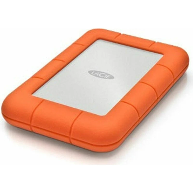 LaCie Rugged Mini 5 TB ekstern harddisk, orange, USB 3.0