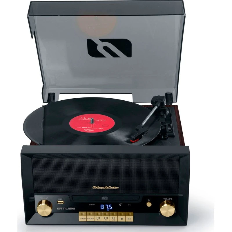 Muse MT-112W Pladespiller med Bluetooth, CD, FM, USB
