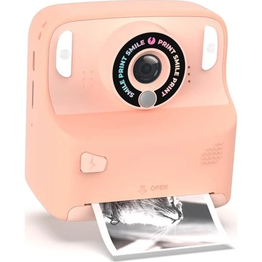 Mobility On Board Pixiprint Instant Kamera med 5 Ruller, Pink