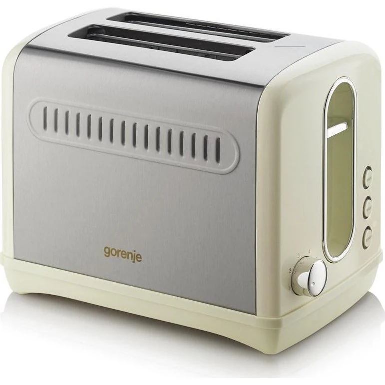 Gorenje T1100CLI Brødrister 2 Skiver 1100 W Champagne