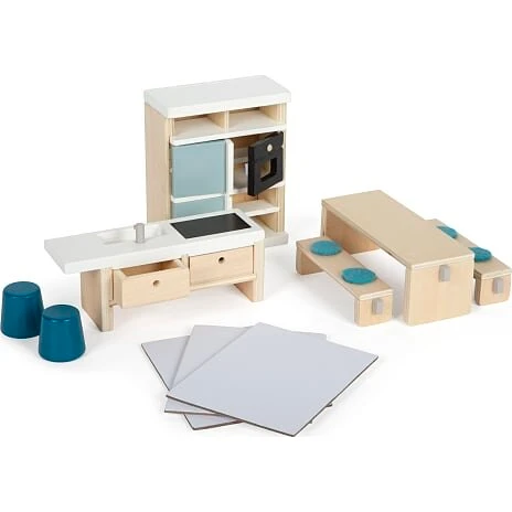 Dukkekøkken til dukkehus (fra 3 år)