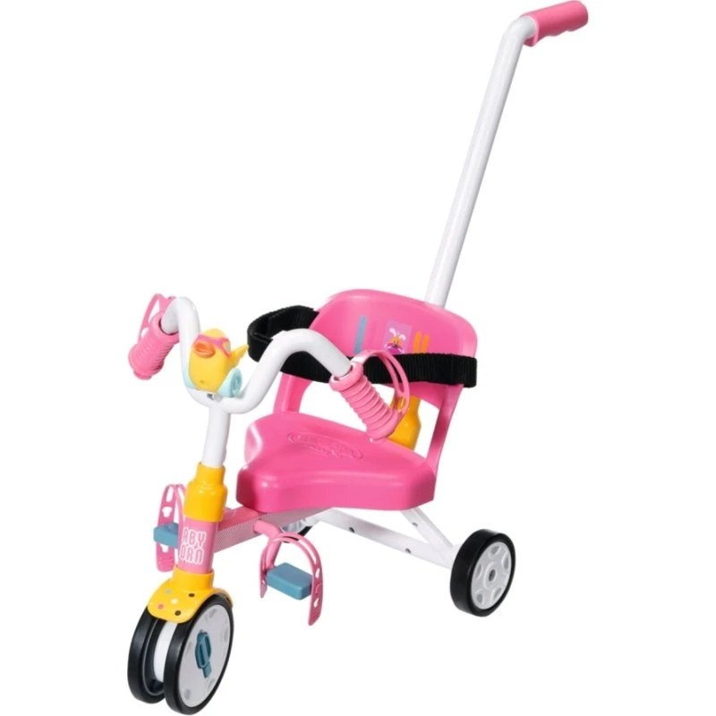 Baby Born Trehjulede Cykel med Skubbestang