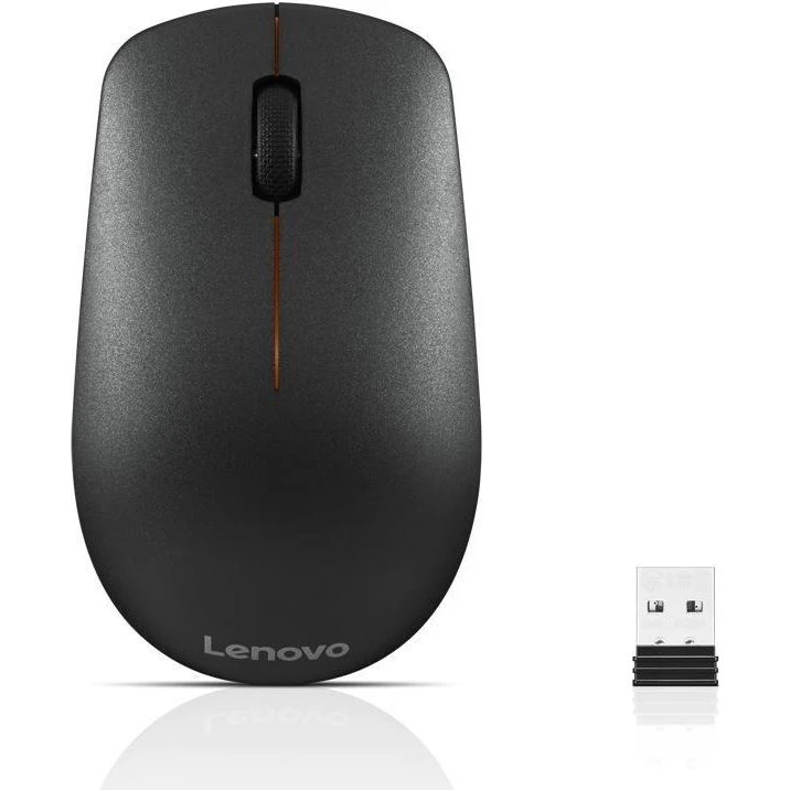 Lenovo 400 Trådløs Mus, 1.200 DPI, Ambidextrous, Sort